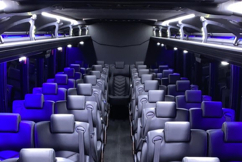 Carrollton Charter Bus Interior