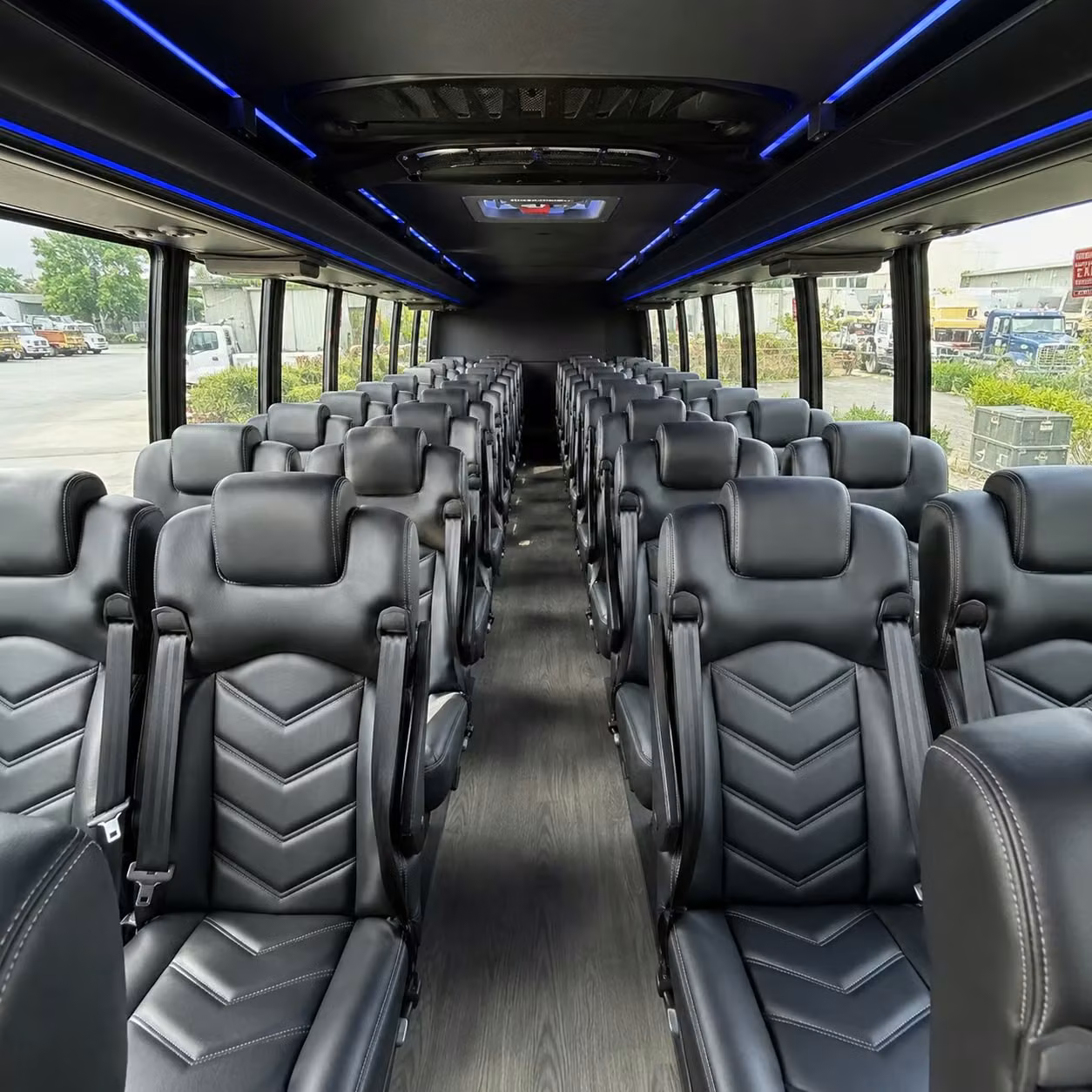 25 passenger minibus interior