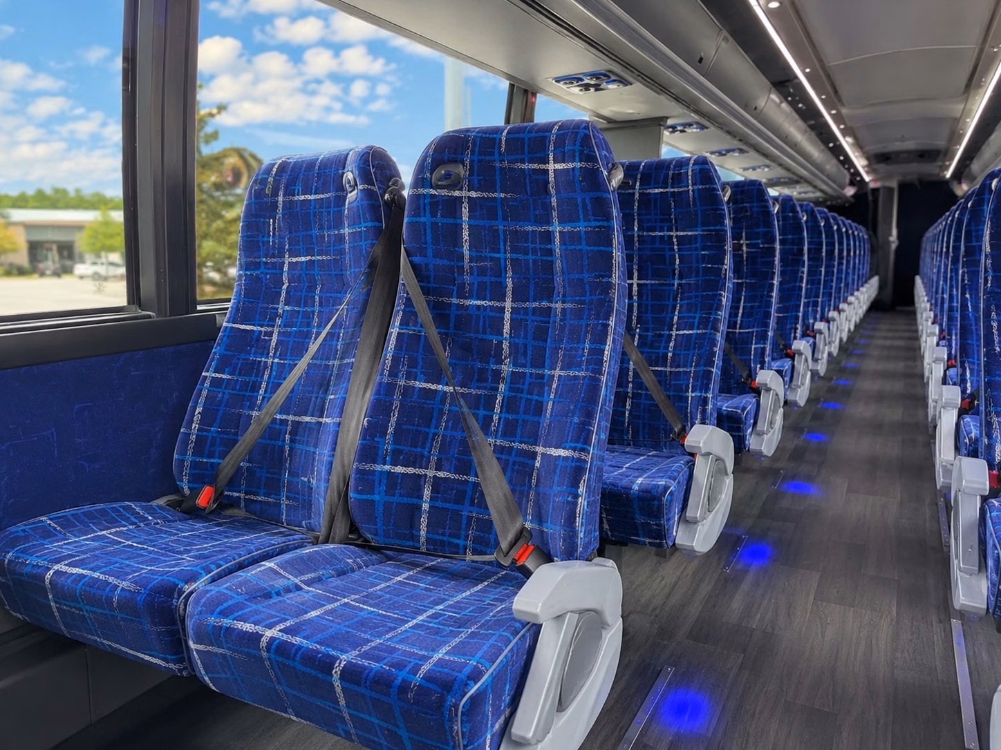 carrollton charter bus rental interior