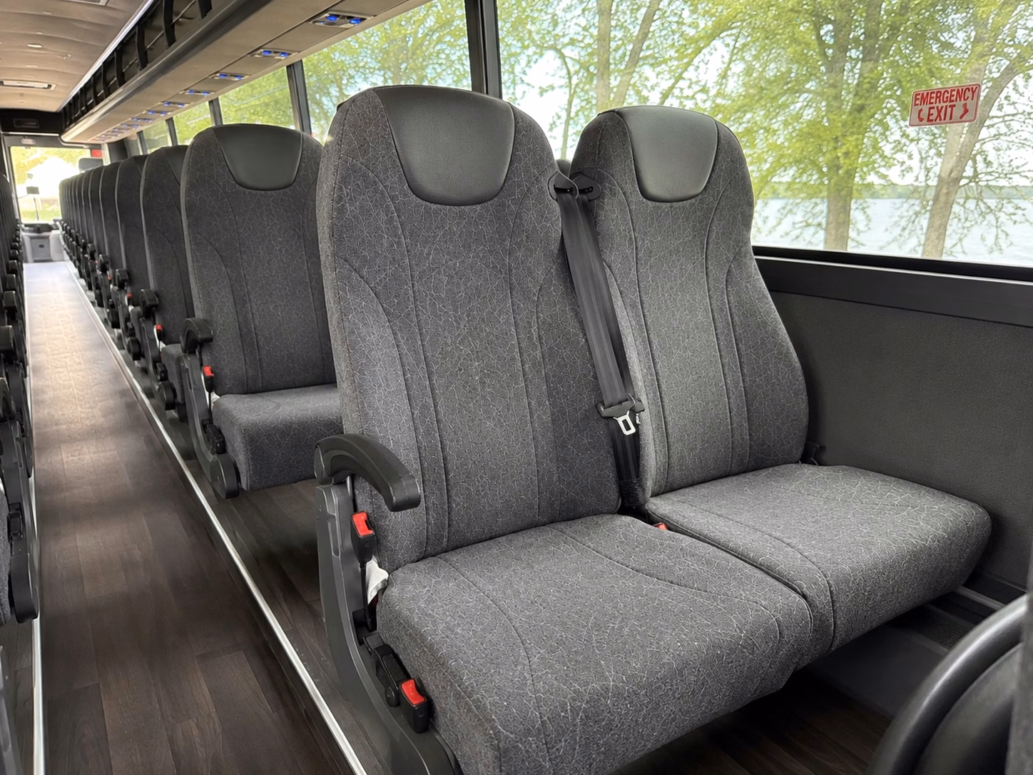 charter buses for large carrollton wedding guest shuttles between ceremony and reception