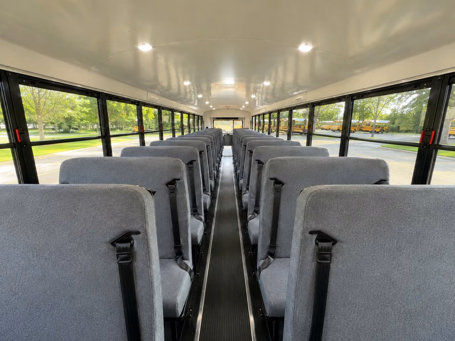 school bus interior