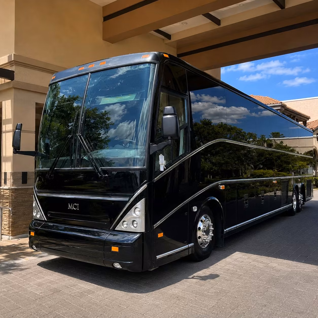 wedding guest shuttle bus rentals in carrollton